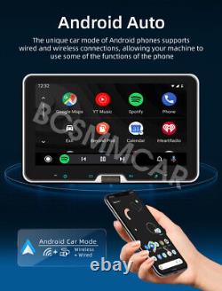 1 Din 10.1in Car Stereo Radio Player For Apple Carplay Android Auto Bluetooth