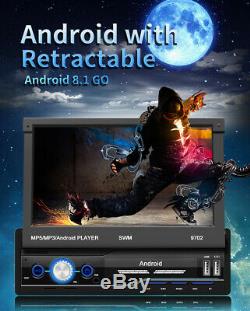 1 Din 7 Android 8.1 Car MP5 Multimedia Player Bluetooth FM Radio GPS Sat Navi