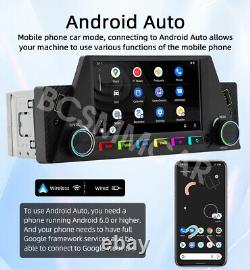 1 Din Car Radio Stereo 4.7in MP5 Player Bluetooth For Apple Carplay Android Auto