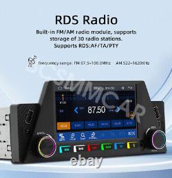 1 Din Car Radio Stereo 4.7in MP5 Player Bluetooth For Apple Carplay Android Auto