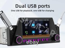 1 Din Car Radio Stereo 4.7in MP5 Player Bluetooth For Apple Carplay Android Auto