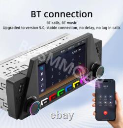1 Din Car Radio Stereo 4.7in MP5 Player Bluetooth For Apple Carplay Android Auto