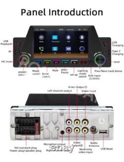 1 Din Car Radio Stereo 4.7in MP5 Player Bluetooth For Apple Carplay Android Auto