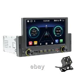 1 Din Radio Car Stereo Touch Screen MP5 Player Wifi GPS For CarPlay Android Auto