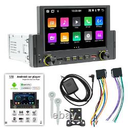 1 Din Radio Car Stereo Touch Screen MP5 Player Wifi GPS For CarPlay Android Auto