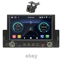 1 Din Radio Car Stereo Touch Screen MP5 Player Wifi GPS For CarPlay Android Auto