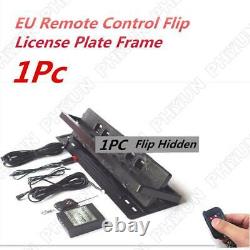 1 Pcs Flip License Plate Frame Swap Shift Turn Blinds with Remote For EU Vehicles