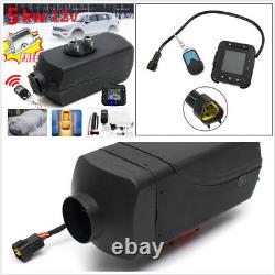12V 5KW Air Diesel Heater LCD Switch+Silencer Constant Temp For Truck Trailer RV
