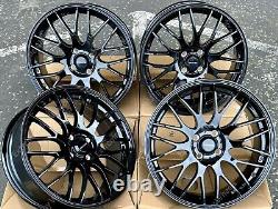 15 Black Motion Alloy Wheels Fits Ford B Max Cortina Courier Ecosport 4x108