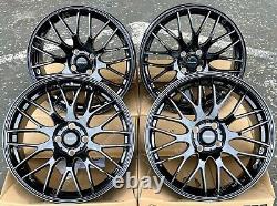 15 Black Motion Alloy Wheels Fits Ford B Max Cortina Courier Ecosport 4x108