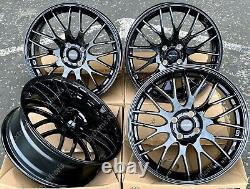 15 Black Motion Alloy Wheels Fits Ford B Max Cortina Courier Ecosport 4x108