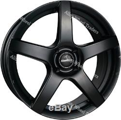15 Black Pace Alloy Wheels Ford B max Cortina Courier Ecosport Escort 4x108