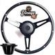 15 Steering Wheel Back Wood Rim Boss Kit & Press For Ford Escort Capri Cortina