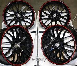 16 Black Motion Alloy Wheels Fits Ford B Max Cortina Courier Ecosport 4x108