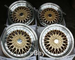 16 Gold RS Alloy Wheels Fit Ford B max Cortina Courier Ecosport Escort 4x108