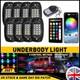 16pods Rgb Led Under Car Atv Utv Rock Lights Chassis Neon Underglow Lamp App Uk