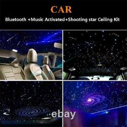 16W RGBW Fiber Optic Star Ceiling Starry Decor Lights BT APP RF Meteor Lamp Kit