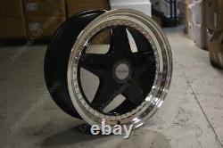 17 Black F5 Alloy Wheels Fits Ford B Max Cortina Courier Ecosport 4x108