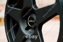 17 Black Five Alloy Wheels Fits Ford B Max Cortina Courier Ecosport 4x108