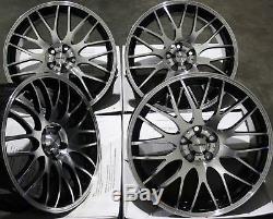 17 Black P Motion Alloy Wheels Fits Ford Escort Focus Ka Puma Sierra 4x108