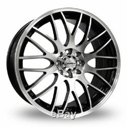 17 Black P Motion Alloy Wheels Fits Ford Escort Focus Ka Puma Sierra 4x108