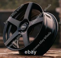 17 Black Pace Alloy Wheels Fits Ford B Max Cortina Courier Ecosport 4x108