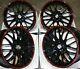 17 Red Motion Alloy Wheels Ford B Max Cortina Courier Ecosport Escort 4x108