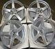 17 Silver Pace Alloy Wheels Ford B Max Cortina Courier Ecosport Escort 4x108
