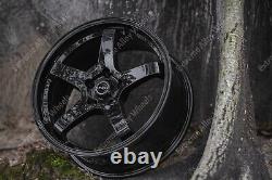 18 Black GTR Alloy Wheels Fit Ford B Max Cortina Courier Ecosport 4x108