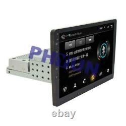 1DIN 9'' Adjustable Height Android 9.1 1080P Car Stereo Radio GPS WiFi 4G BT DAB