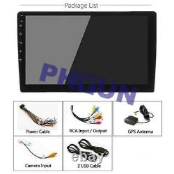 1DIN 9'' Adjustable Height Android 9.1 1080P Car Stereo Radio GPS WiFi 4G BT DAB