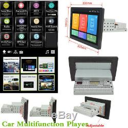 1Din 9In Android 8.1 Quad-core Car GPS Navigation Bluetooth Stereo Radio Player