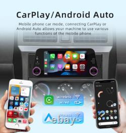 1Din Car Radio Stereo For CarPlay Android Auto Bluetooth MP5 Player With4LED Cam
