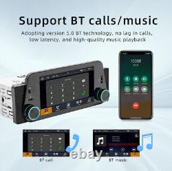 1Din Car Radio Stereo For CarPlay Android Auto Bluetooth MP5 Player With4LED Cam