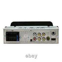 1Din Car Radio Stereo For CarPlay Android Auto Bluetooth MP5 Player With4LED Cam