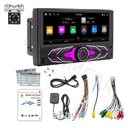 2 Din Touch Screen Car MP5 Player Stereo Radio FM Mirror Link Android 13 WithCam