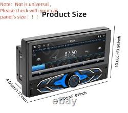 2 Din Touch Screen Car MP5 Player Stereo Radio FM Mirror Link Android 13 WithCam