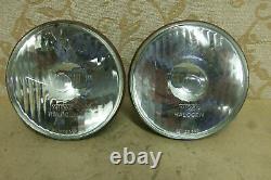 2 NOS WIPAC HALOGEN 5.3/4 HEADLAMPS FORD Capri Mk1 Cortina Escort TRIUMPH Stag