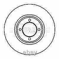 2 x Brake Discs Pair Solid fits FORD CORTINA Mk2 1.3 Front 66 to 72 KL13H 245mm