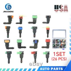 26 Pcs Automotive Fuel Pipe Fittings For Focus Fiesta Mondeo Edge Escort