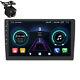 2din 9in Car Radio Stereo Gps Navi Mp5 Player Bt Wifi Android 9.1 Head Unit +cam