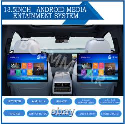 2Din Touch Screen Headrest Monitor Car Rear Seat Video Player Bluetooth 2+32GB