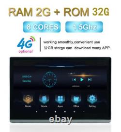 2X 13.3 Android11 Car Headrest Touch Screen Monitor 1080 PFM WIFI Bluetooth