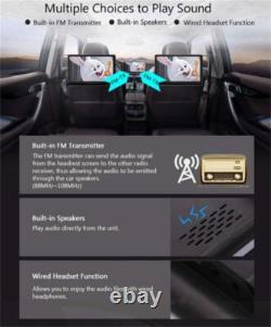 2X 13.3 Android11 Car Headrest Touch Screen Monitor 1080 PFM WIFI Bluetooth