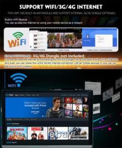 2X 13.3 Android11 Car Headrest Touch Screen Monitor 1080 PFM WIFI Bluetooth