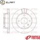 2x Brake Disc 6097.10 For Ford Escort/iii/convertible/iv/turnier/express P/100