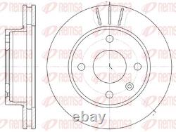 2x BRAKE DISC 6097.10 FOR FORD ESCORT/III/Convertible/IV/Turnier/Express P/100