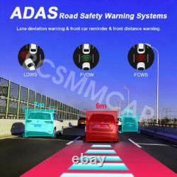 3 Lens Car DVR Camera Rearview Mirror Video Recorder Dash Cam WIFI Night Vision