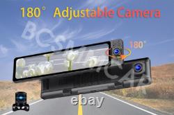 3 Lens Car DVR Camera Rearview Mirror Video Recorder Dash Cam WIFI Night Vision