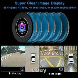 360° 2D Car Bird View Panorama System Set 4 Camera Car DVR All Round View 1080P